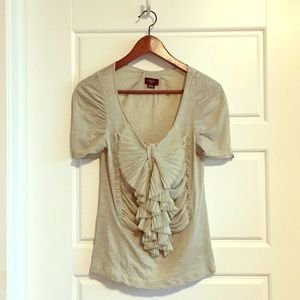 Ruffled front t-shirt!